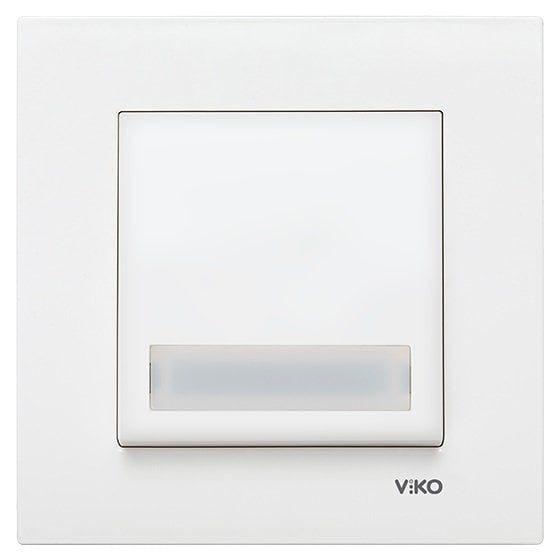 Viko Karre / Meridian Işıklı Etiketli Zil Anahtarı (Çerçeve Hariç)