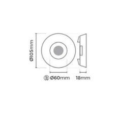 MOL3016 POMAK SERİSİ SIVA ALTI LED SPOT