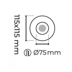 MOL3062 POMAK SERİSİ SIVA ALTI LED SPOT