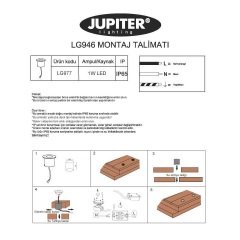 Jupıter  Led''Lı Deck Armatür 1,2W (3000K)