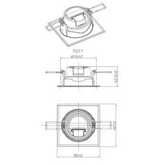 Jupıter Ls459 Kare Hareketli Led Spot 5W
