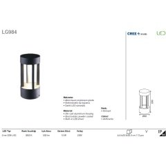 Jupıter Lg984 S  Led''Lı Bahçe Baba 10W (3000K)