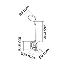 MOL1912 ŞARJLI LED MASA LAMBASI