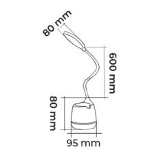 MOL1916 ŞARJLI LED MASA LAMBASI