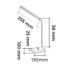 MOL1919 ŞARJLI LED MASA LAMBASI