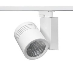 Lamptıme 30W Beyaz Gövde Trıfaze Ray Spot 6500K Beyaz Işık