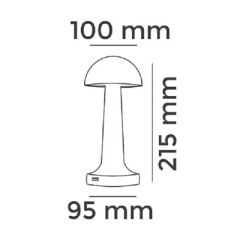 MOL8094 ŞARJLI LED MASA LAMBASI