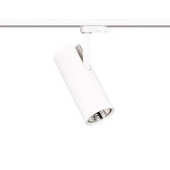 Lamptıme 10W Beyaz Gövde Trıfaze Ray Spot 6500K Beyaz Işık