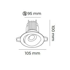 MOL6106SM GİZA SERİSİ SIVA ALTI LED SPOT