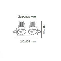MOL6109M GİZA SERİSİ SIVA ALTI LED SPOT