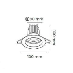 MOL1608M GİZA SERİSİ SIVA ALTI LED SPOT