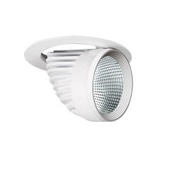 Lamptıme 240489 Sıva Altı Cob Downlıght 20W Yuvarlak Beyaz Gövde 4000K Ilık Beyaz