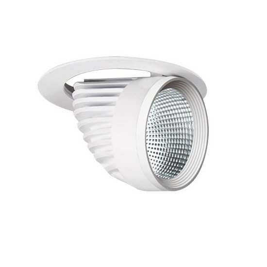 Lamptıme 240689 Sıva Altı Cob Downlıght 20W Yuvarlak Beyaz Gövde 6500K Beyaz Işık