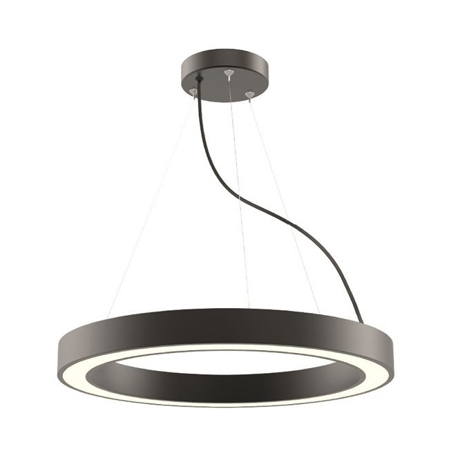 Lamptıme Sarkıt Armatür 45*45 Halka 80Cm 80W 3000K Siyah Gövde