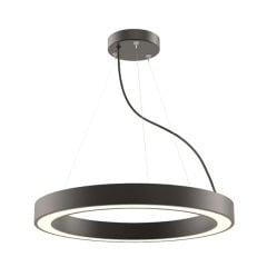 Lamptıme Sarkıt Armatür 45*45 Halka 80Cm 80W 3000K Siyah Gövde