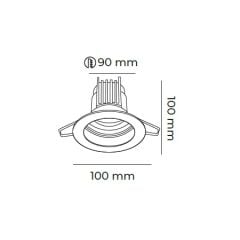 MOL1680M GİZA SERİSİ SIVA ALTI LED SPOT