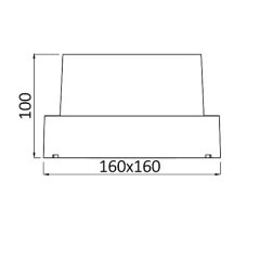 Braytron Walls- G2 15W 3000K Siyah Duvar Armatür