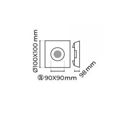 MOL1681M GİZA SERİSİ SIVA ALTI LED SPOT