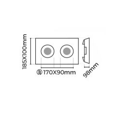 MOL1682M GİZA SERİSİ SIVA ALTI LED SPOT