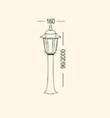 Klas Bahçe Direk 150Cm