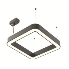 Lamptıme Sarkıt Armatür 80*80 Kare 60Cm 60W 3000K Siyah Gövde