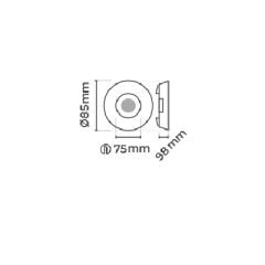 MOL4144M GİZA SERİSİ SIVA ALTI LED SPOT