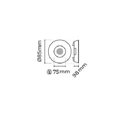 MOL4142M GİZA SERİSİ SIVA ALTI LED SPOT