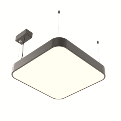 Lamptıme Sarkıt Armatür 80*80 Dolu Kare 60Cm 60W 3000K Siyah Gövde