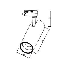 Braytron Bry-Shoplıne-Pb-30W-Cob-Wht-4000K-2Wrs-Tracklıght