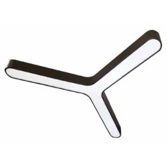 Lamptıme Sarkıt Armatür 80*80 Yıldız 60Cm 60W 3000K Siyah Gövde