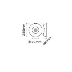 MOL4143M GİZA SERİSİ SIVA ALTI LED SPOT