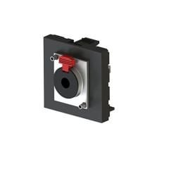Ne-Ad Modüler 45X45 Mm Stereo Jack Siyah (6,3 Mm)