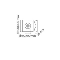 MOL4157M GİZA SERİSİ SIVA ALTI LED SPOT