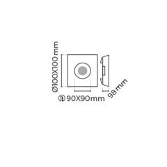 MOL4162M GİZA SERİSİ SIVA ALTI LED SPOT