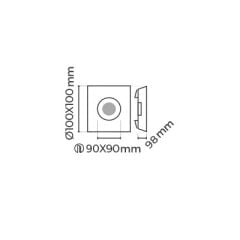 MOL4156M GİZA SERİSİ SIVA ALTI LED SPOT