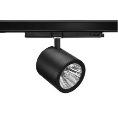 Lamptıme 30W Siyah Gövde Trıfaze Ray Spot 3000K Sarı Işık