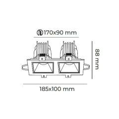 MOL4158M GİZA SERİSİ SIVA ALTI LED SPOT
