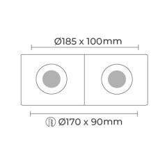 MOL4155BBM GİZA SERİSİ SIVA ALTI LED SPOT
