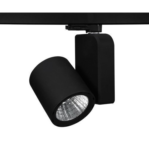 Lamptıme 20W Siyah Gövde Trıfaze Ray Spot 3000K Sarı Işık