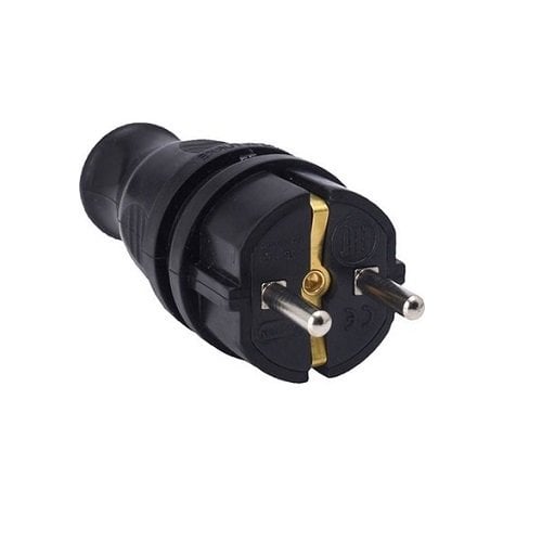 Bylıon 1X16A Monofaze Kauçuk Düz Fiş
