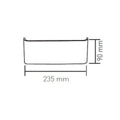 Ack Avva 6W Sıyah 4000K Led Duvar Armatürü