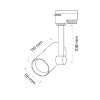 Gy 3633  14W 60° 2700K/3000K/4000K/5000K Se Led Ray Spot Arm.