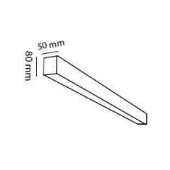 MOL213-280 280 CM LİNEER AYDINLATMA SIVA ÜSTÜ