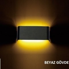 Ack Avva 12W Beyaz 6500K Led Duvar Armatürü