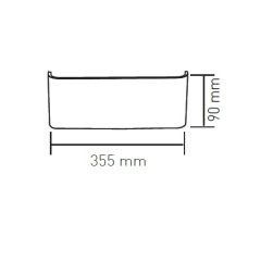 Ack Avva 12W Sıyah 6500K Led Duvar Armatürü