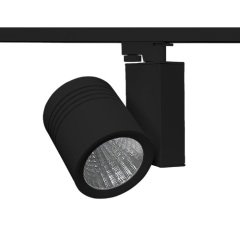 Lamptıme 20W Siyah Gövde Trıfaze Ray Spot 4000K Ilık Beyaz