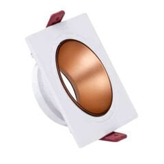 ACK KARE BEYAZ-ROSE GOLD ALÜMİNİUM SPOT ARMATÜRÜ