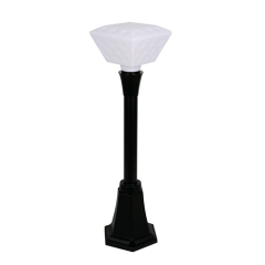 Piramit Uzun 100CM Beyaz Bahçe Armatürü