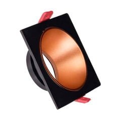 ACK KARE SİYAH-ROSE GOLD ALÜMİNİUM SPOT ARMATÜRÜ