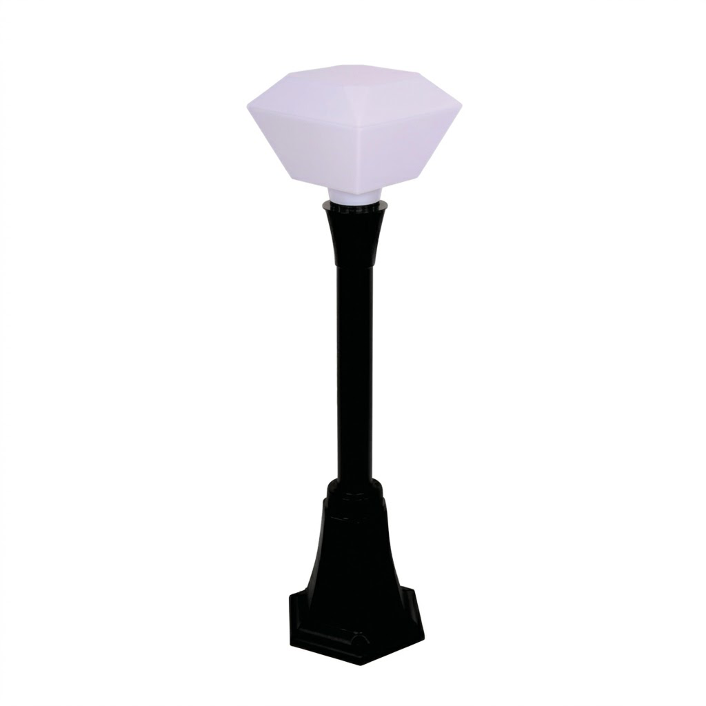Elmas Uzun 100CM Beyaz Set Üstü Bahçe Armatürü